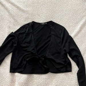 A black blazer with a ribbon/size M/